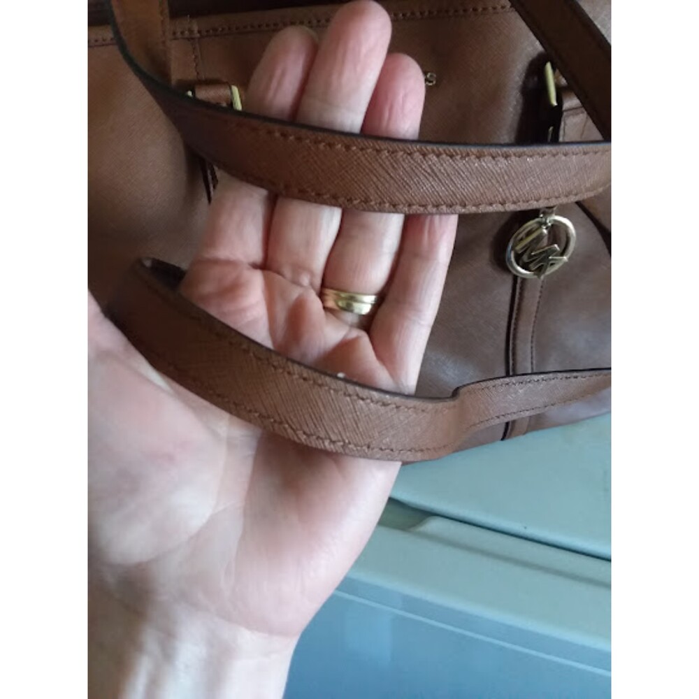 Michael Kors Sady Carryall Large Tote Fits Laptop Luggage HOBO Shoulder Purse - Picture 6 of 11